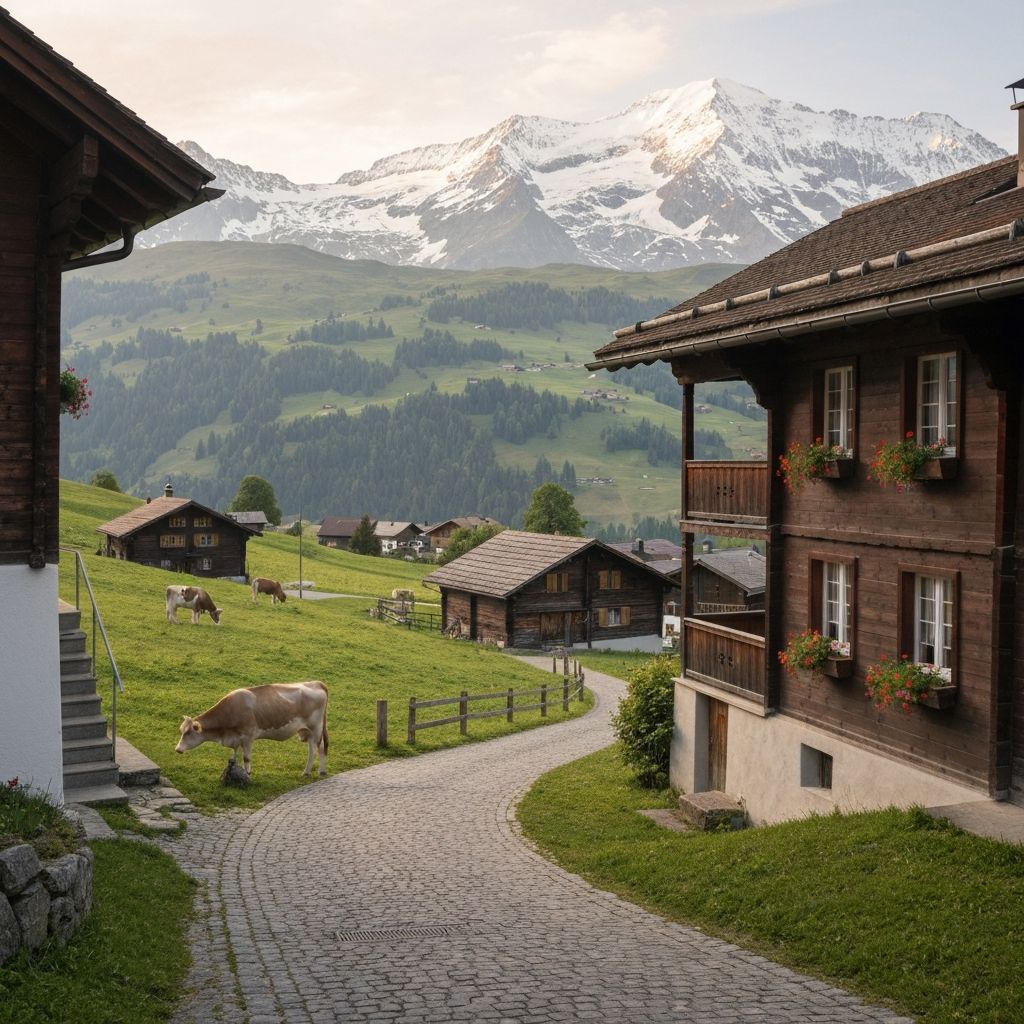 Schweizer alpine Tradition